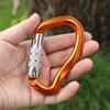 Pear-shaped Professional Carabiner 23KN Outdoor Sports Buckle  Outdoor Camping