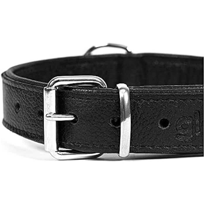 Col de fourrure - GLORIA - Drymilled - Noir - Ajustable - Solide et durable