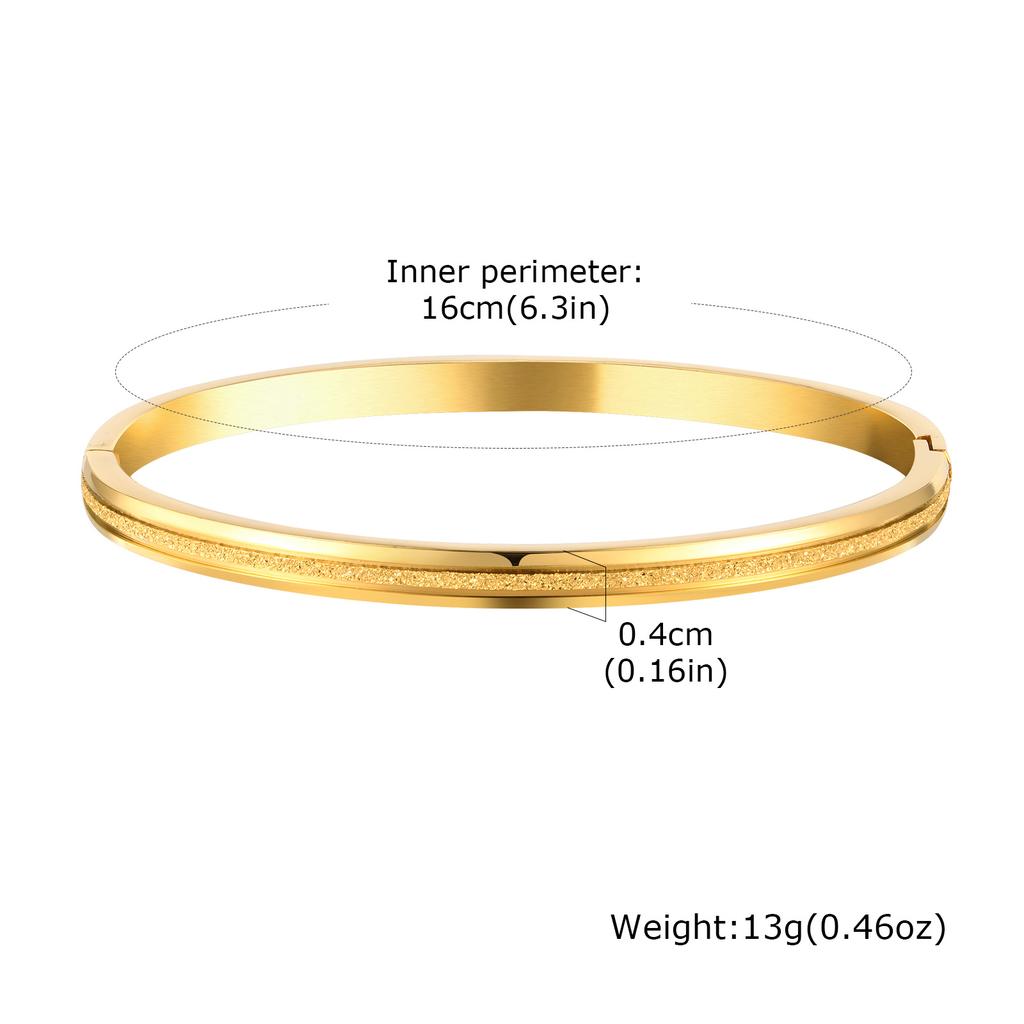 Fashion Twist Chain Stainless Steel Bangle Bracelet for Women Minimalist Vintage Irregular Cuff Bracelets Openable Jewelry Gifts