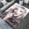 Sabrina Carpenter Fan Art Brugerdefineret Navn Tæppe til Stue Soveværelse Hjem Sofa Dekoration Børns Leg Skridsikker Gulvmåtte