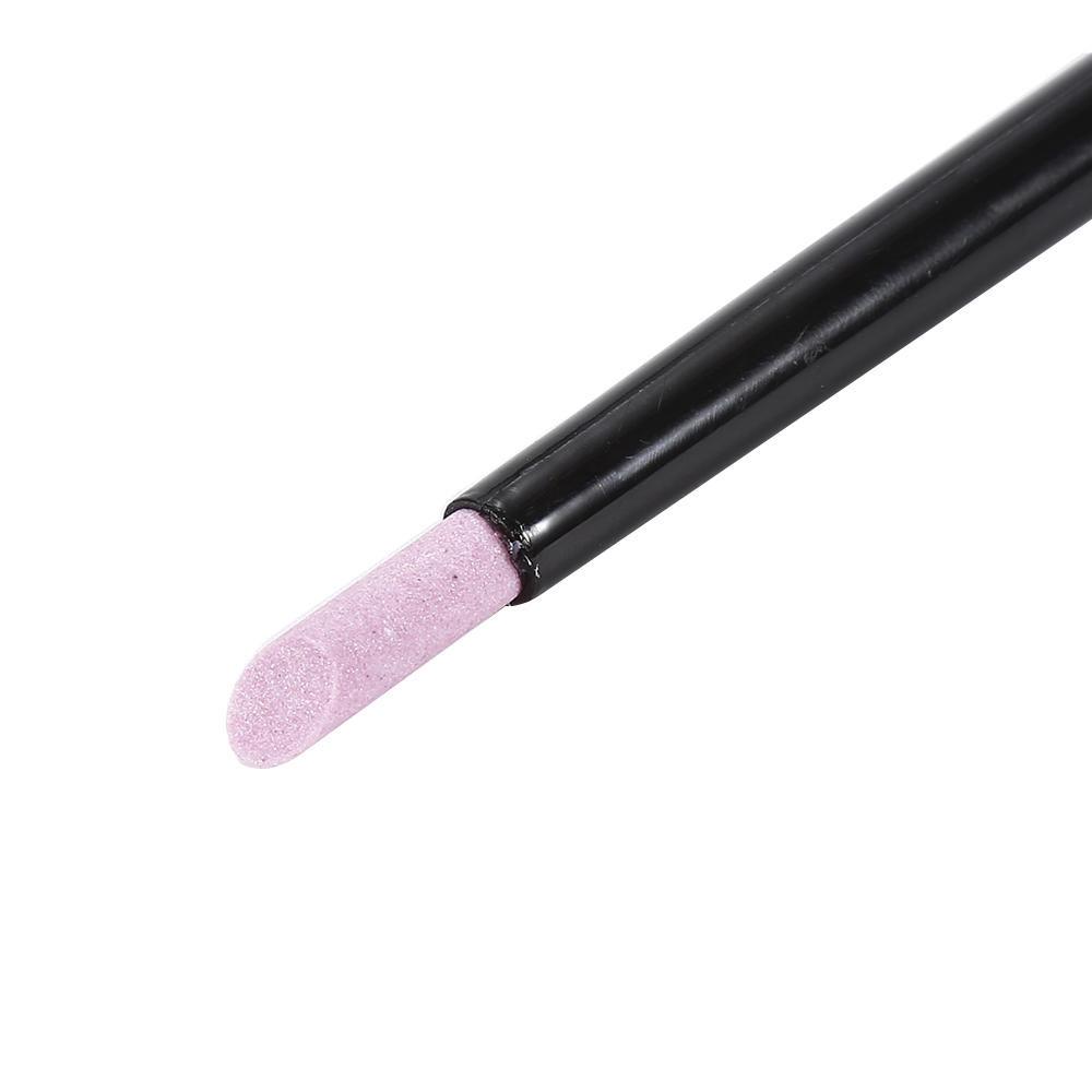 Nail Art Care Tool Quartz Scrubs Sten Nagelband Stick Penna Sked Cut Remover Pusher Polish Gel Salon