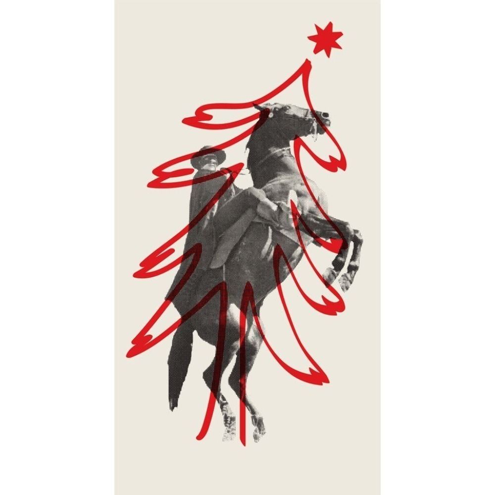 Vintage Christmas Metal Tin Sign Home Festive Wall Decor