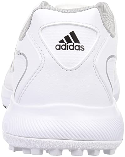 Adidas Golf Tractionlite Max Boa Men's Golf Shoes, White/Silver Metallic/Core Black, Size 26.5cm