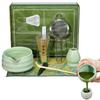 EatnMgan Matcha Tea Ceremony Set Set with Matcha Tea Tea and Whisk Stand Tea Ceremony Set Perfect Gift for or Respect for the Aged Day - 7-Piece Bowl,