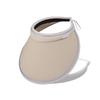 Summer sunscreen sunshade empty top hat Korean version versatile pearl hat women's vinyl big eaves headband sun hat