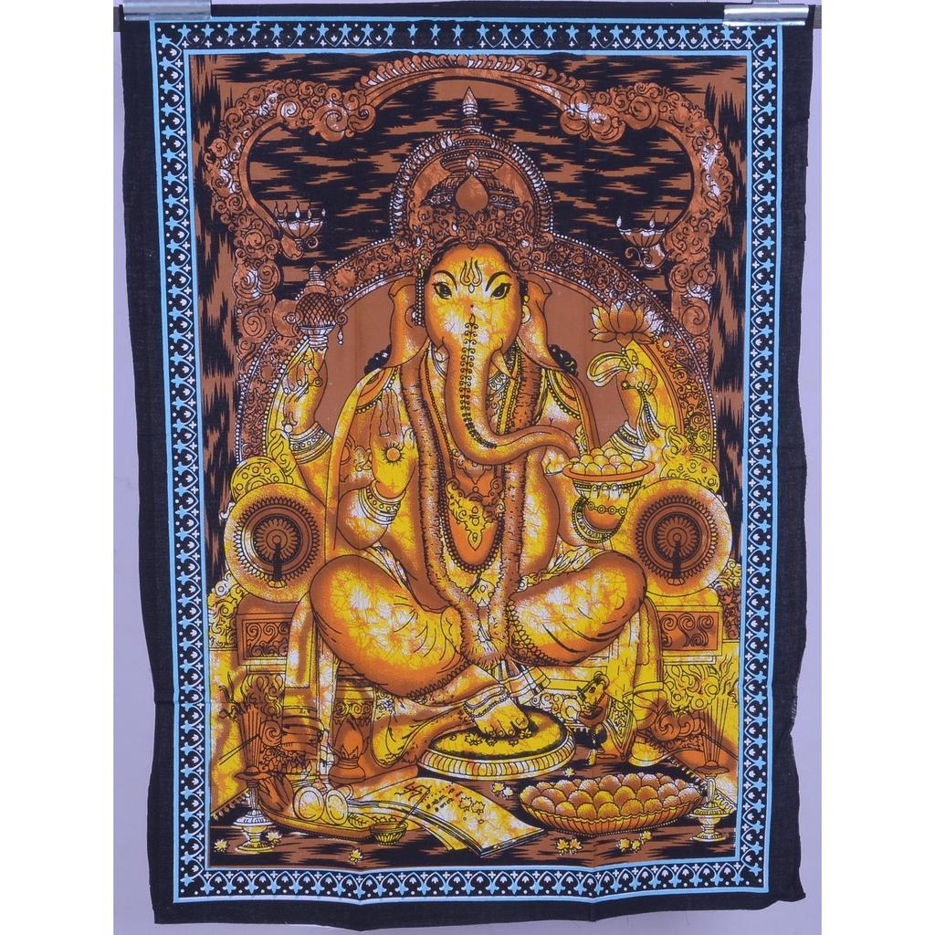 Impression de tapisserie du Seigneur Ganesha Indien