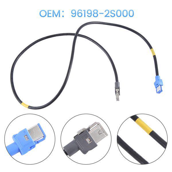 Black ABS USB+IPDO Interface Cable for Kia K Navigation