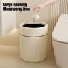 14/20L Lidless Wastebasket Round Trash Can Simple Style Double-layer Recycle Bins Office Living Room Kitchen Bin Household Items