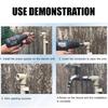 1/2" 3/4" Ppr Pvc Pipe Threader Kit Electric Drill Integrated Internal External Thread Cutting Tool