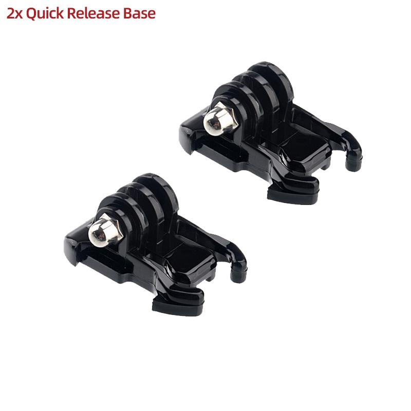 Quick-Release Base Buckle Mount For GoPro Hero 13 12 11 10 9 8 7 Insta360 SJCAM SJ4000 AKASO DJI Osmo Action Camera Accessories