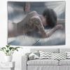 Sexy Girl Cartoon Home Mural Decoration Kawaii Japanese Anime Print Tapestry Living Room Bedroom Background Cloth Tapiz