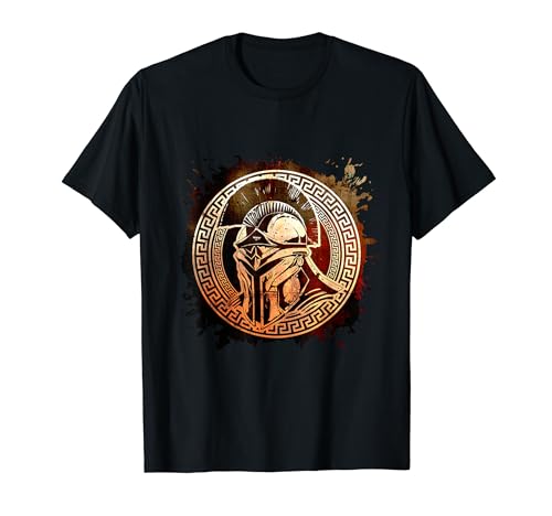 Spartan Helmet Gladiator Spartan Mythology Gym T-Shirt