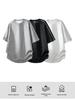 2024 Men's Deconstructed Short-Sleeve Round Neck T-shirt with Zipper Detail