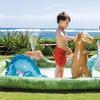 INTEX Jurassic Adventure Play Center Large Pool, 201 x 201 x 36 cm (Official Japanese Product) 56132