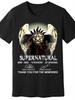 Herren-T-Shirt Aus der TV-Serie "Evil Power" 15 Staffeln Von 2005 Bis 2023 Gedenk-Bedrucktes T-Shirt Lässig Schwarz Fan - M...