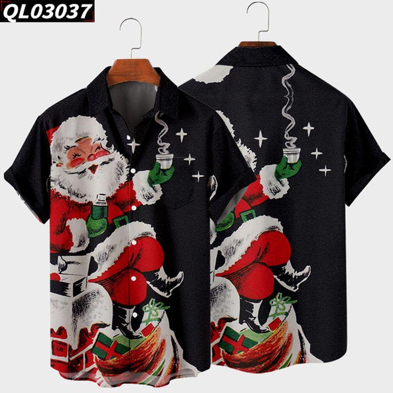 

Printing Loose Short-Sleeve Shirt Top Print Loose Short Sleeve Shirt Top Navy Blue XS