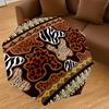 1PC Leopard Print Zebra Stripes Umbrella-8-Rib Reinforced Portable Folding Travel Suitable for All Seasons Outdoor Daily Use-G367