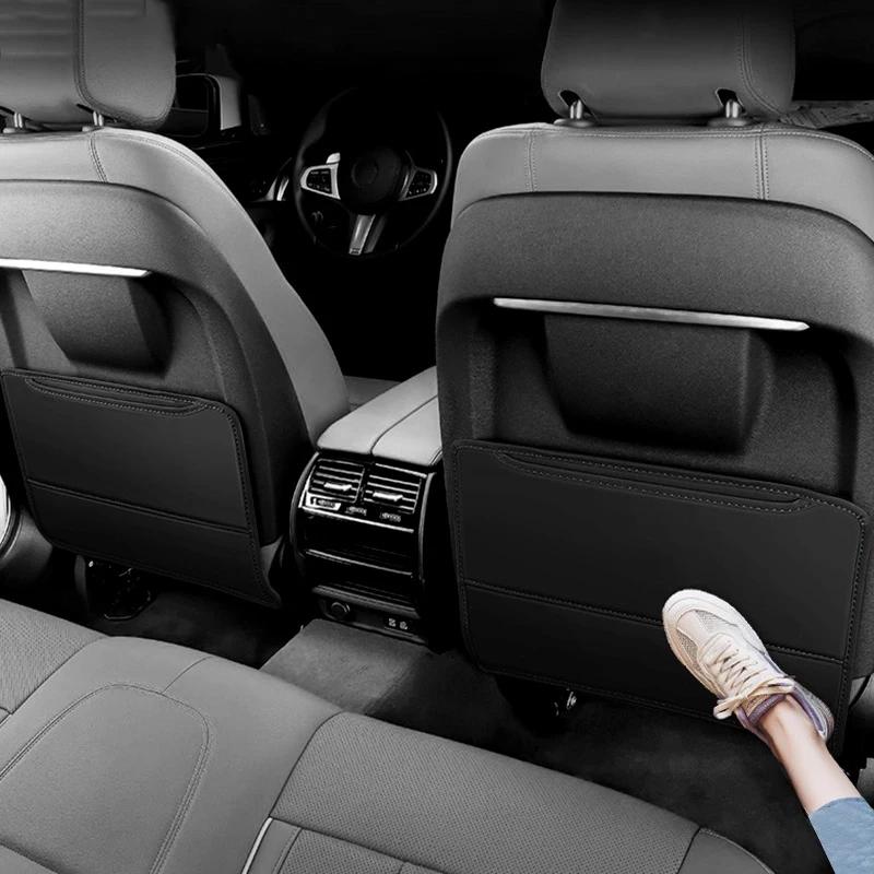 EJK4 New 2025 For Mercedes Benz B/C/E/S Class A Class C200L GLC Car Seat Anti-kick Pad Car Rear Safety Seat Anti-wear Seat Back Prote
