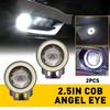 2.5" COB Car LED Projector Angel Eye Lights DRL Halo Ring Fog Drive Lamp US EXV