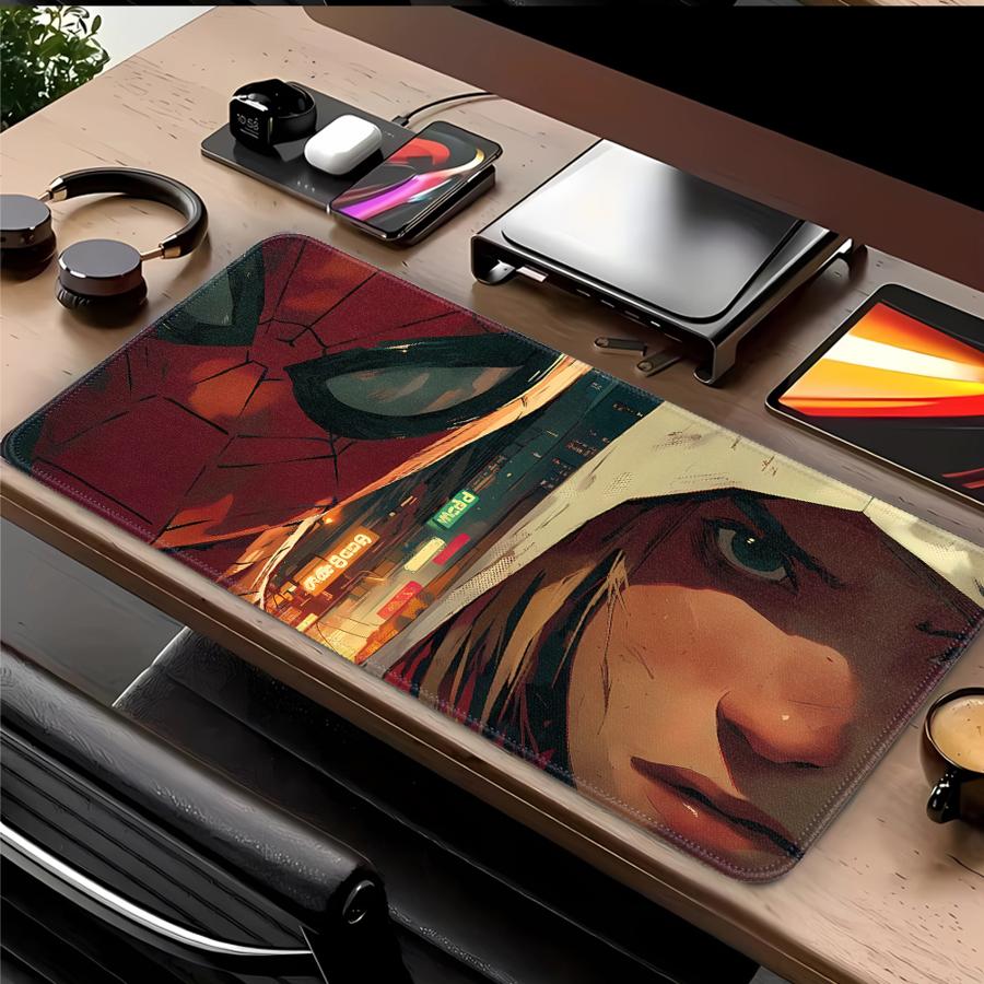 Marvel Comics Spider-Man Lovers overlock Mouse Pad Desk accessories Keyboard Mouse Pad office Pad Computer Laptop Pad Game