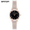 Sanda Summer Steel Band Couple Watches - Trendy Waterproof Wristwatches for Men and Women