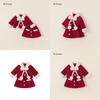 Cute Childrens Girl Dress Suit With Insulated Polyester Material And Button Closure For Winter Wear