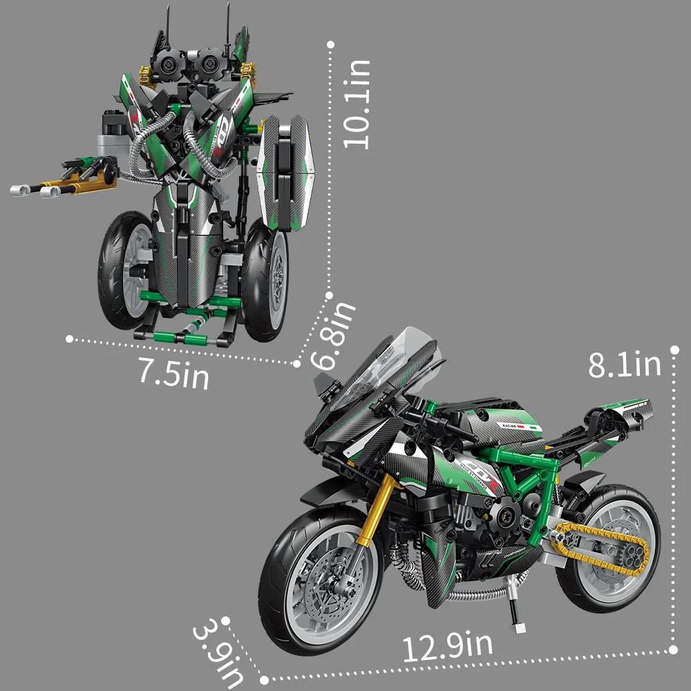 

Игрушка-деформация мотоцикла, конструктор игрушечных мотоциклов, наборы для сборки моделей мотоциклов для мальчиков старше 8 лет boxxed