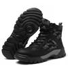 Autumn Winter Shoes Men Boots Indestructible Shoes Puncture-Proof Safety Shoes Men Work Boots Outdoor Hiking Shoes Protection
