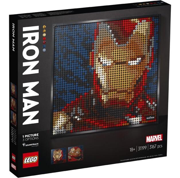 LEGO Art 31199 Железный человек от Marvel Studios