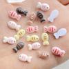 50Pcs Cute Cartoon Mini Colorful Little Fish Series Nail Art Resin Designer Charms DIY Craft For Nail 3D Decorations Jewelry