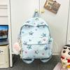 Schoolbag New Cartoon Backpack Casual Backpack Student School Bag Star Women's Versatile Cute Large Capacity Backpack