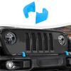 2Pcs Tow Hook Cover Protector Sleeve for Jeep Wrangler JK JL JT 07-23 Front Bumper Buffer Block