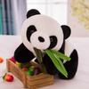 Cute Panda Doll Parent-child Doll Eating Bamboo Panda Grabbing Machine Doll Activity Thrown Zoo Souvenirs
