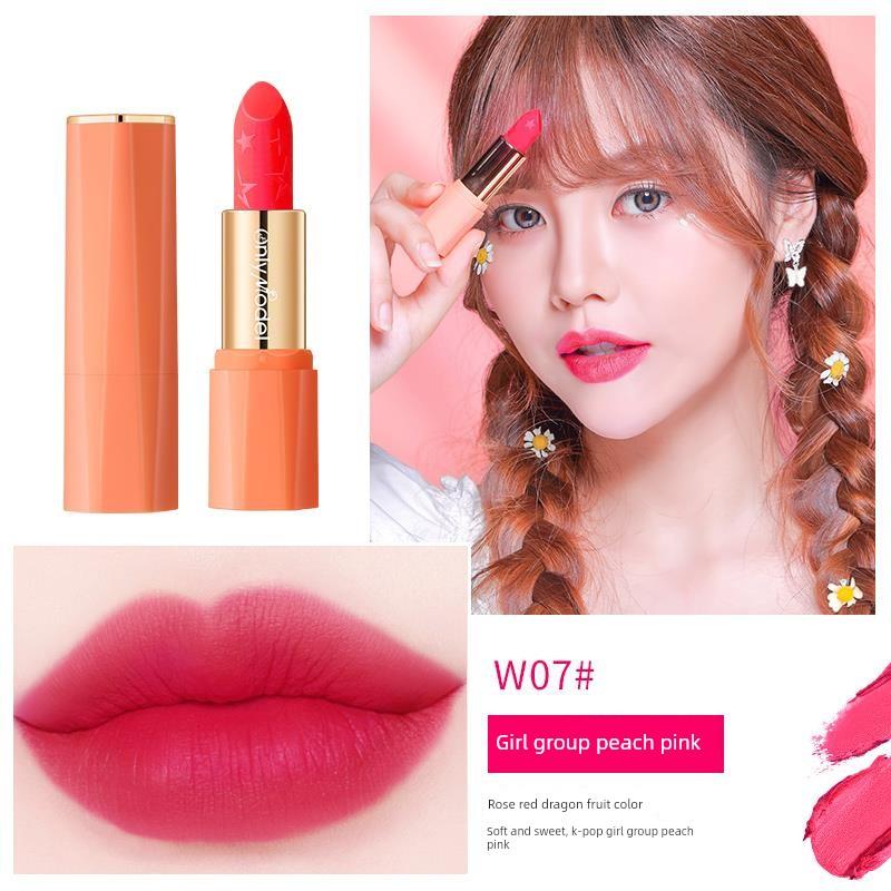 Authentic Blood Orange Lipstick, Matte Finish, Niche Brand, Affordable Warm Orange, Natural Carrot Pumpkin Shade