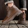 Martin Boots Herren High-Top Herbst und Winter Outdoor Rutschfest und Abriebfest Dicksohlige Trendstiefel Herren Workwear Vielseitige Herrenschuhe