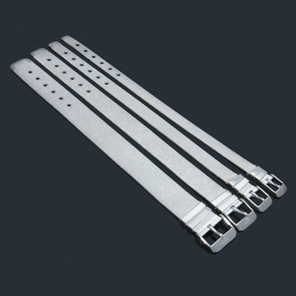 Klasický unisex 925 stříbrný náramek 8,10,14,18MM řemínek k hodinkám stříbrný řetízkový náramek - pánské dámské stříbrné šperky s přívěskem