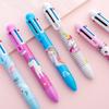 Creative 6-Color Cartoon Unicorn Flamingo Ballpoint Pen for Journaling