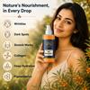Wildflower Essentials Olio di Olivello Spinoso Estratto a Freddo Ricco di Omega 3,6,7,9 per Viso Pelle Capelli & Corpo Idratazione Puro & Naturale (50ml)