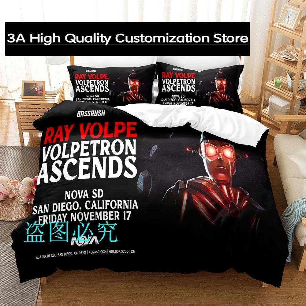 

Comforter Ray Volpe Bedding Set Single Twin Full Queen King Size Bed Set Aldult Boys Bedroom s 3D Print Bed Cxg022 Comforter (quilt)-EU Single(135*200cm)3pcs
