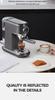 Coffee Machine MK-601F Four In One, Cappuccino Coffee Machine Dolce Gusto Nes Capsule Espresso Machine ESE Pod Grinding Gift for Lover, Dad, Mom