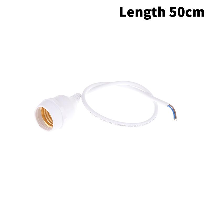 20/30/50/100/200Cm Outdoor Waterproof E27 Lamp Holder With Power Cord Socket Industrial Farm Screw String Lamp Connector