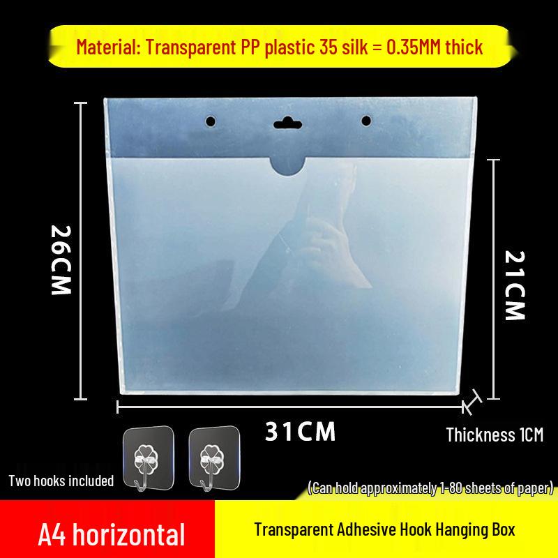 Durable Translucent Multi-Size Document Sleeve & Organizer