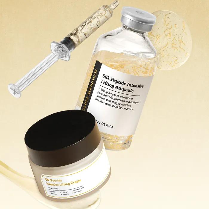 

Крем с пептидами шелка 50 мл + Ампула с пептидами шелка 60 мл