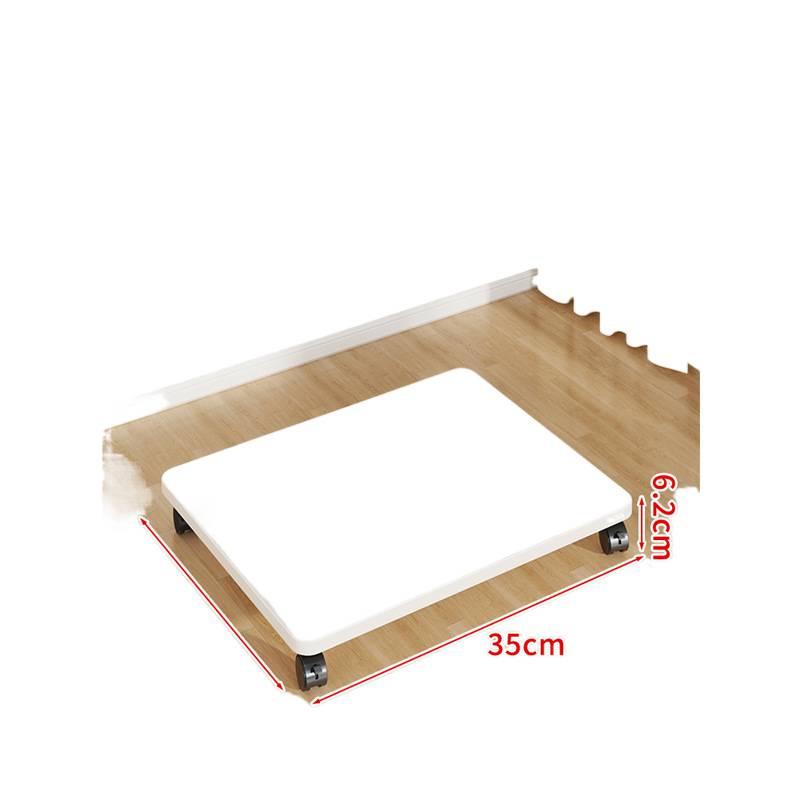 Multi-Purpose Movable Storage Tray with Casters: Floor Stand, Shelf, Bracket, and Container