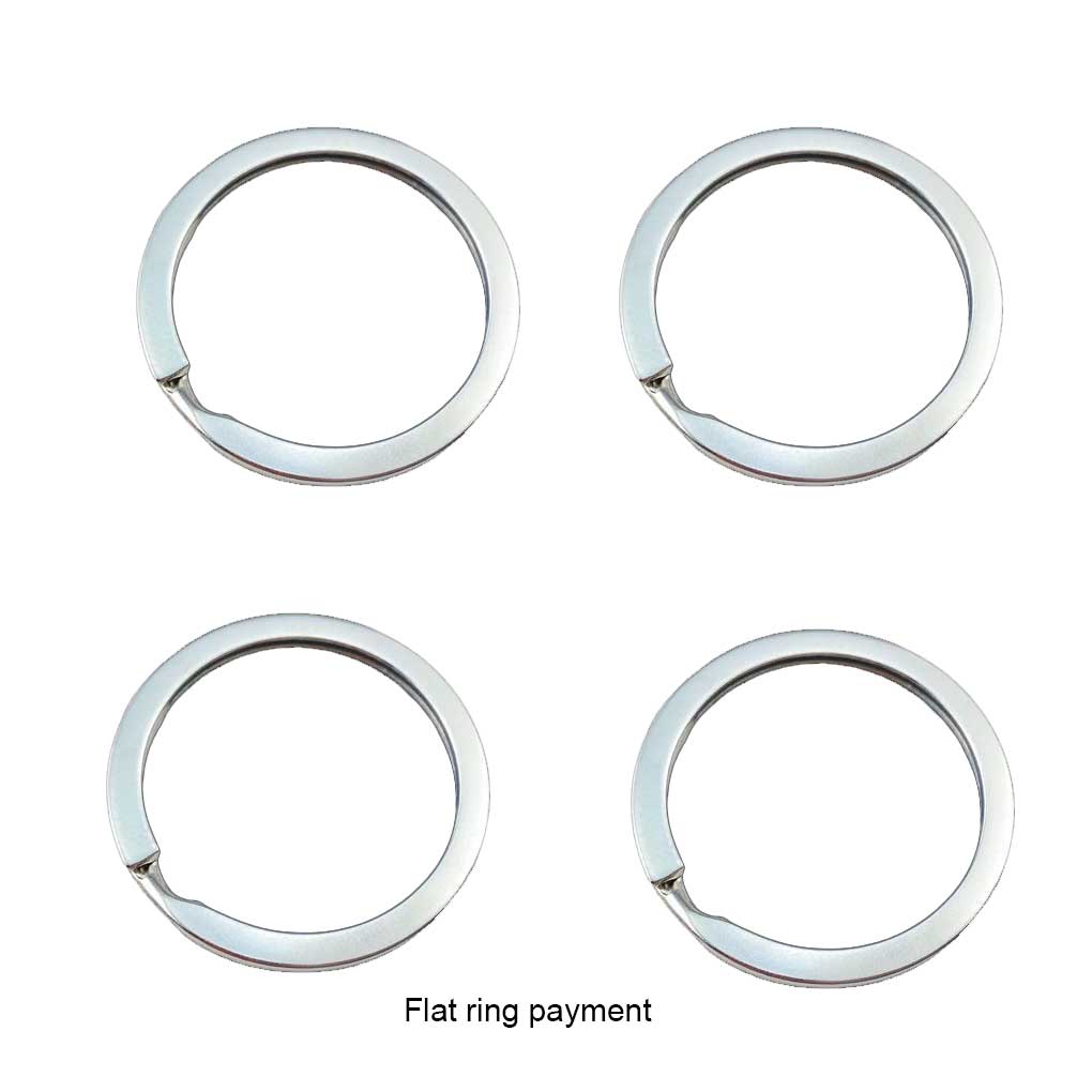 20 pezzi/set portachiavi portatili riutilizzabili rotondi portachiavi leggeri portachiavi gioielli portachiavi antiusura antiruggine portachiavi casa