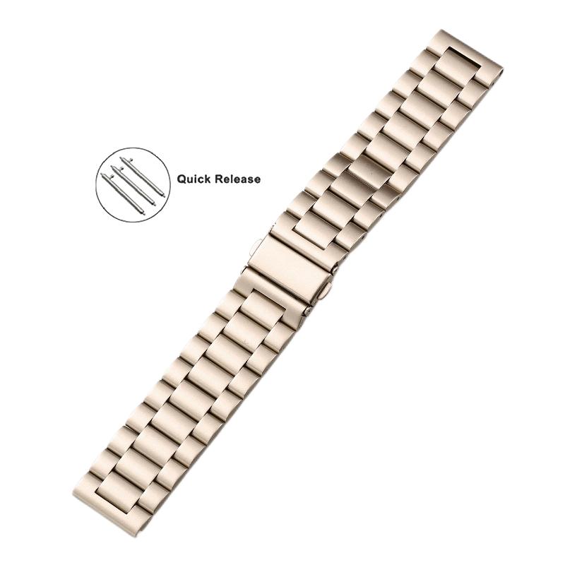 22mm 18mm 24mm 20mm Sternenlicht Edelstahl Uhrenarmband für Samsung Galaxy Watch 3 4 5 Pro 40mm 44mm 42mm 46mm Active2