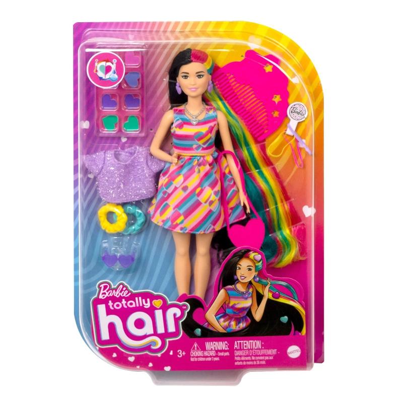 BARBIE Lalka Totally Hair SERCA z długimi włosami MATTEL