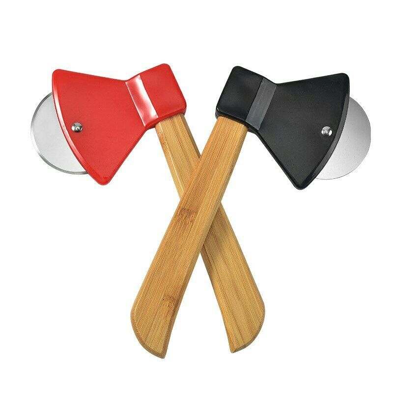 Personalised Bamboo Hand Pizza Cutter Christmas Gift Idea for Mum Her Him Man