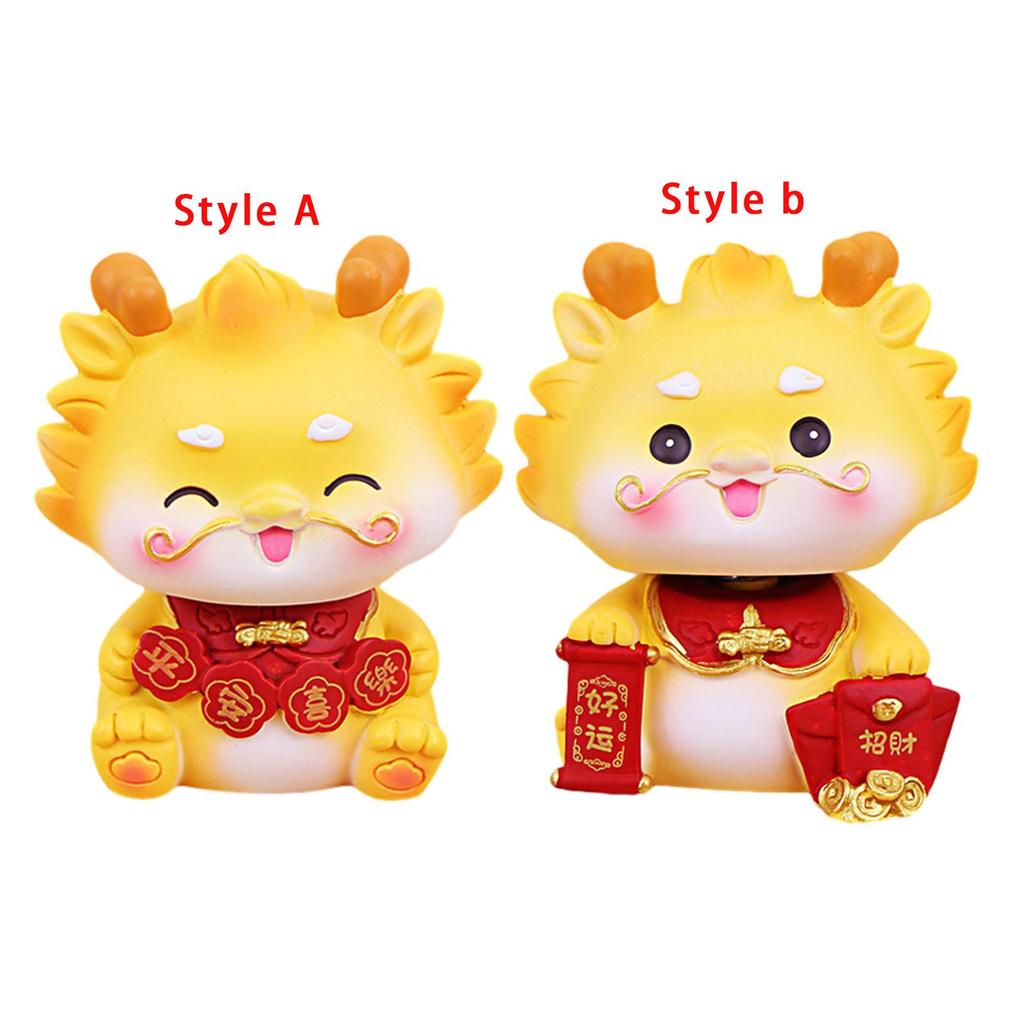 Chinese Dragon Figurine - Exquisite Spring Festival Decor for Home