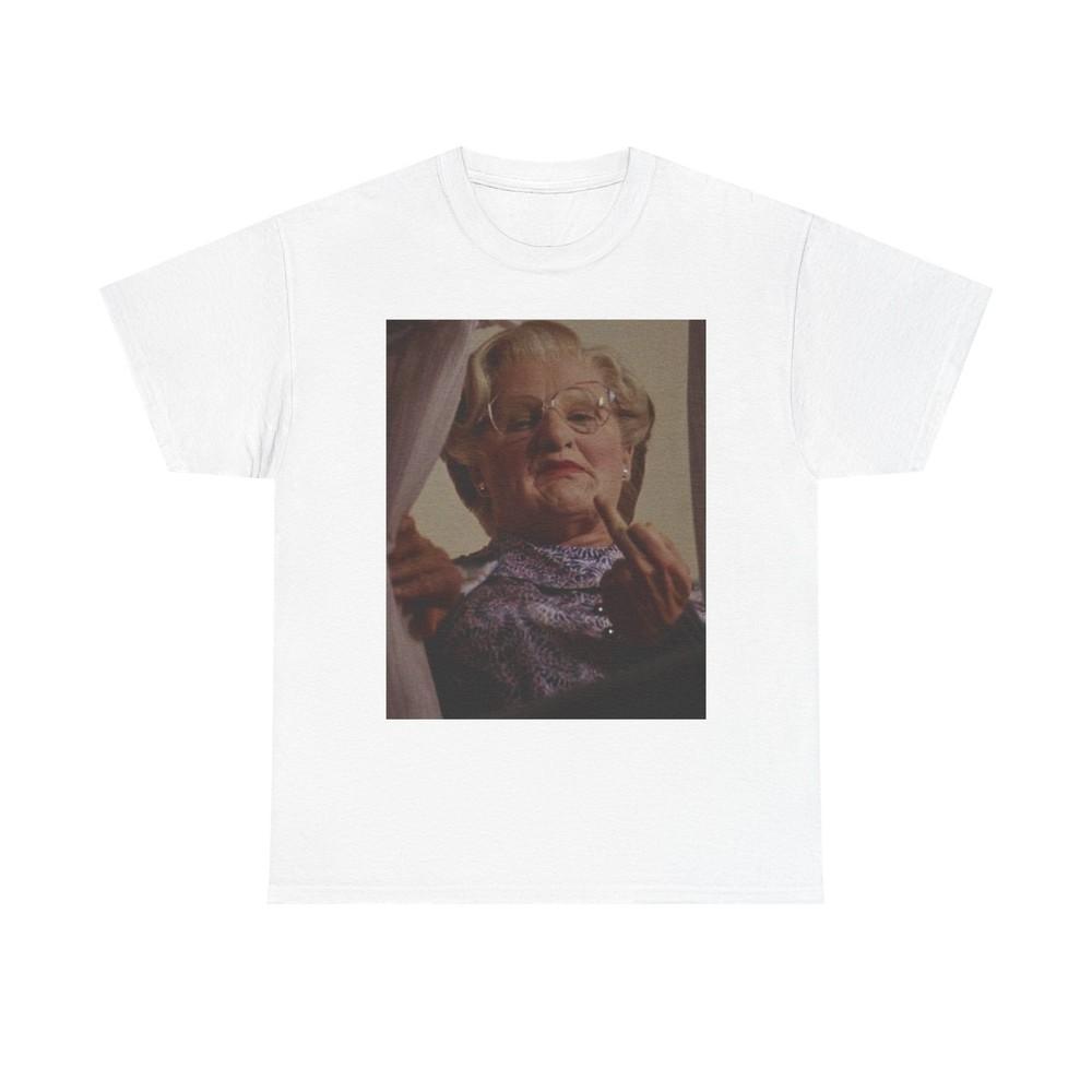Ms Doubtfire Funny 90s Comedy T Shirt Unisex Heavy Cotton Tee Gift
